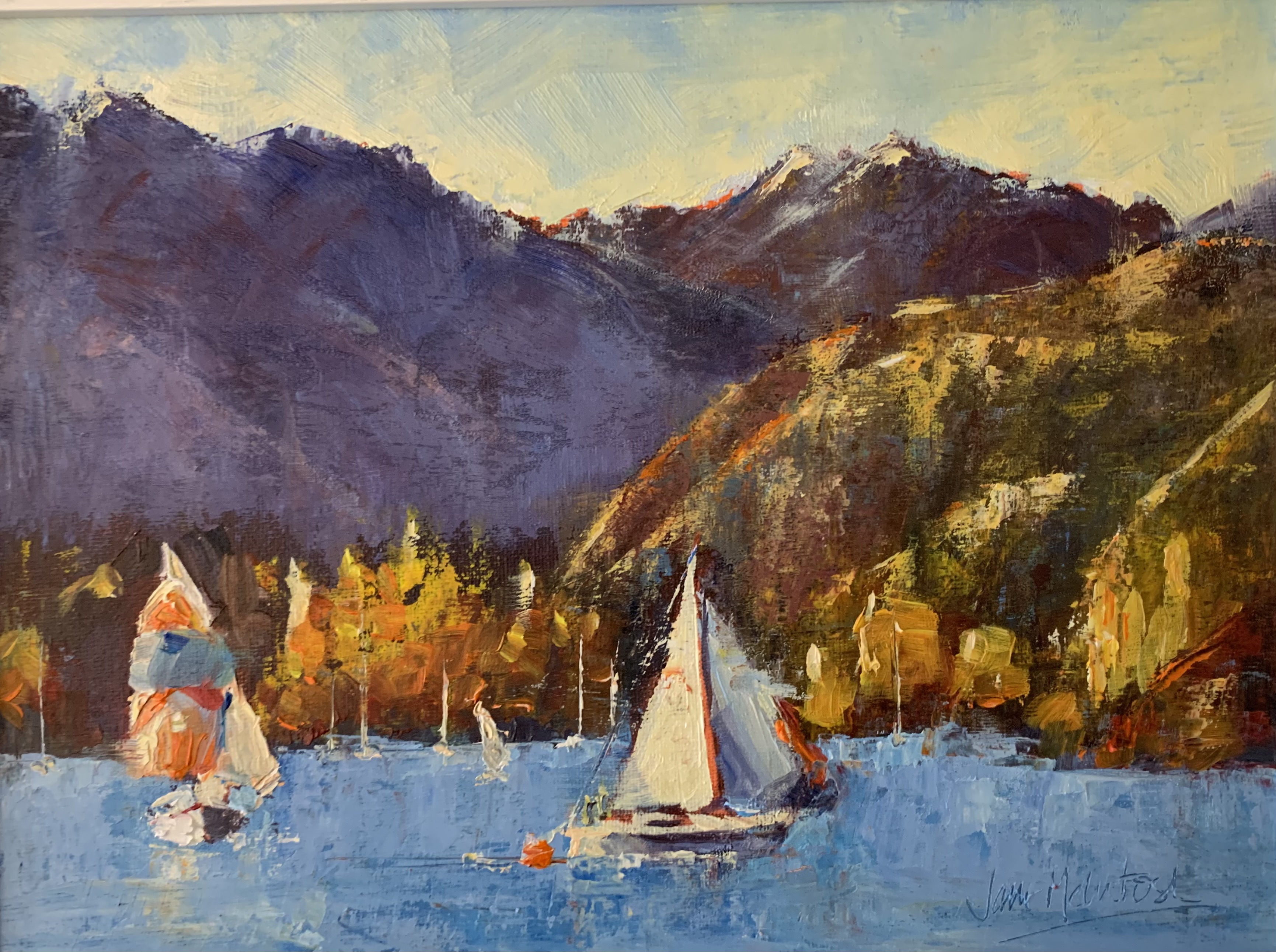 Jane MacIntosh| Sailing wanaka McAtamney Gallery and Design Store | Geraldine NZ